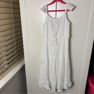 Girl’s Art Class Maxi Ruffle Sleeved Tank Dress